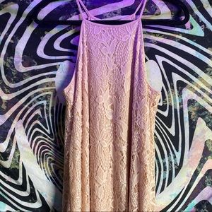 Lacey Dress W/ Floral Pattern